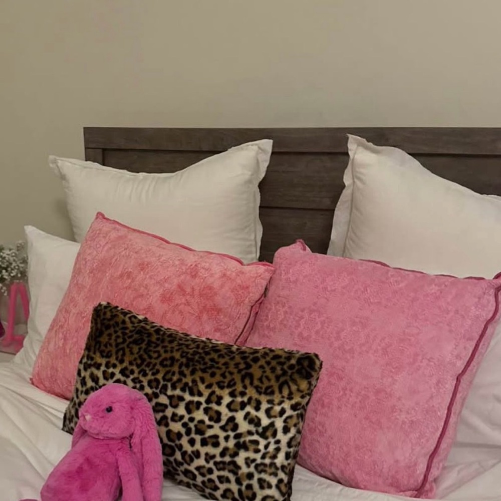 Pink Magaschoni Home Embroidered Pillow Covers